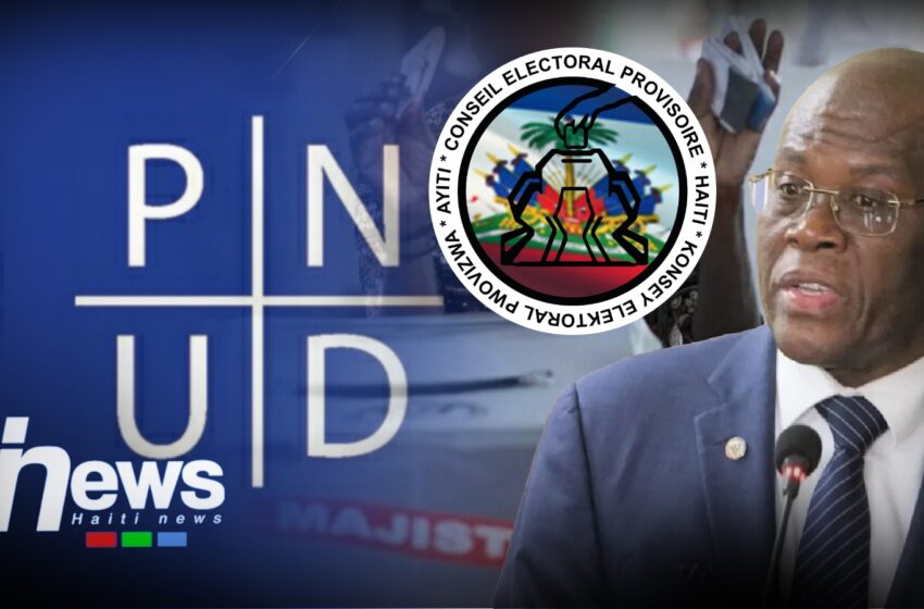  Le Gouvernement haïtien et le PNUD signent un accord sur la réalisation des élections 