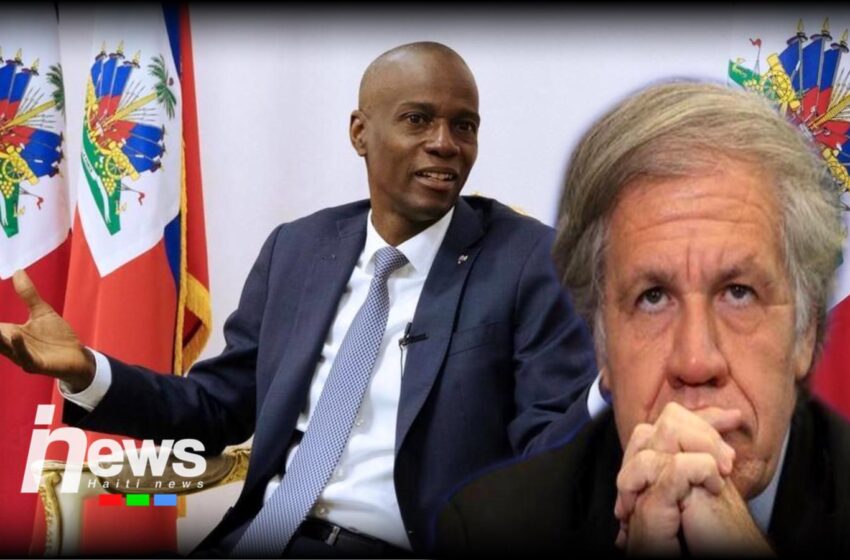  Jovenel Moïse demande un appui technique à l’OEA pour lutter contre le banditisme en Haïti