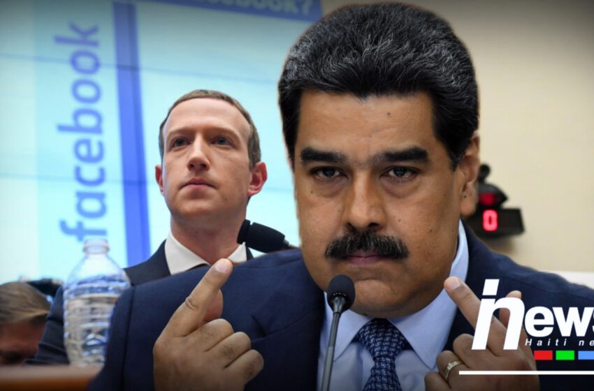  Nicolas Maduro bloquétemporairement par Facebook