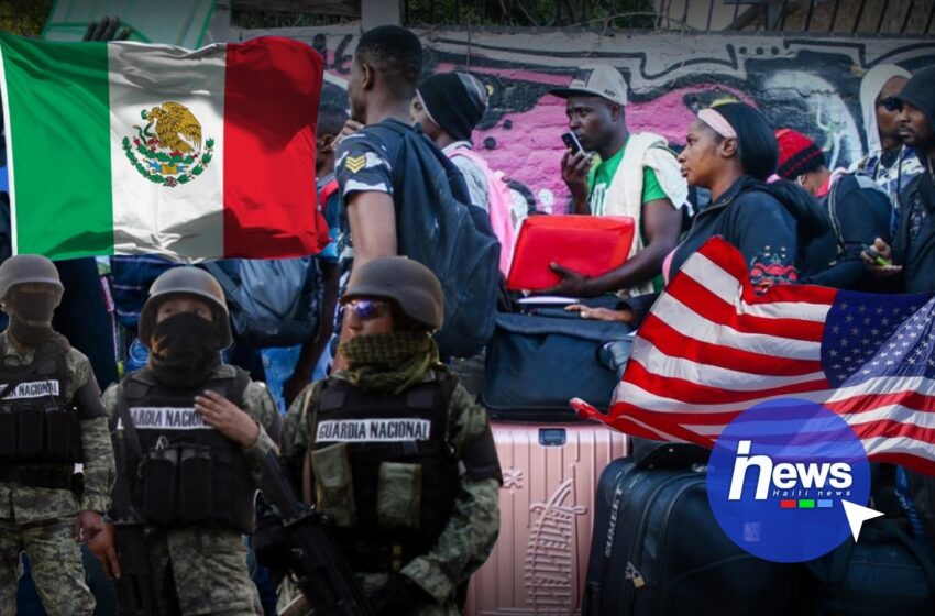  Mille réfugiés haïtiens arrivent au Mexique dans l’espoir de rejoindre les États-Unis