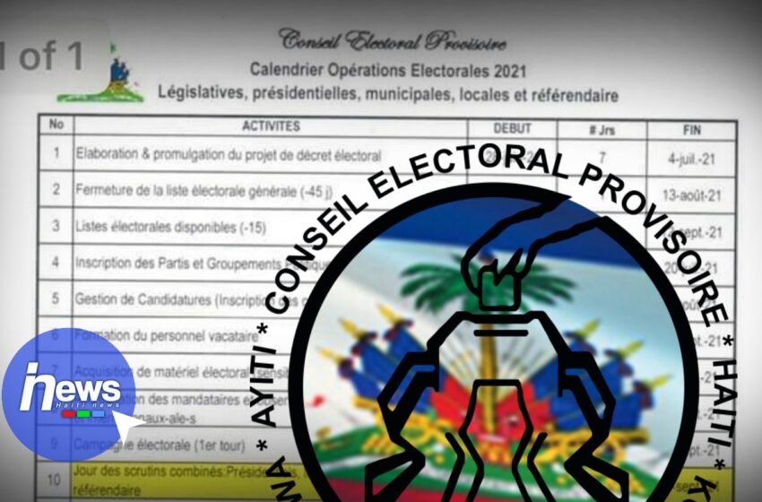  Publication d’un nouveau calendrier électoral, les élections générales fixées pour le 26 septembre 2021