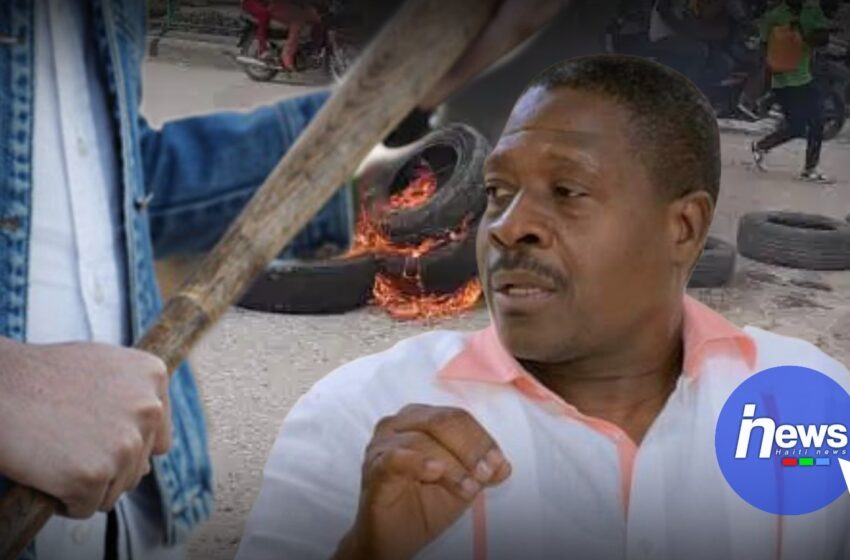  À Jacmel – Le ministre de la justice violemment Constestée par des anti-référendum