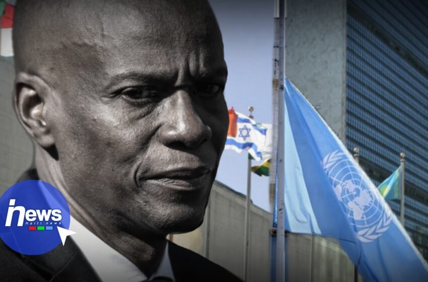  L’ONU rend hommage à Jovenel Moïse, assassiné au pouvoir