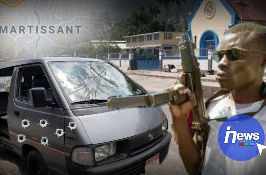  Un autobus a été la cible de bandits armés à Martissant dans l’entrée Sud de Port-au-Prince