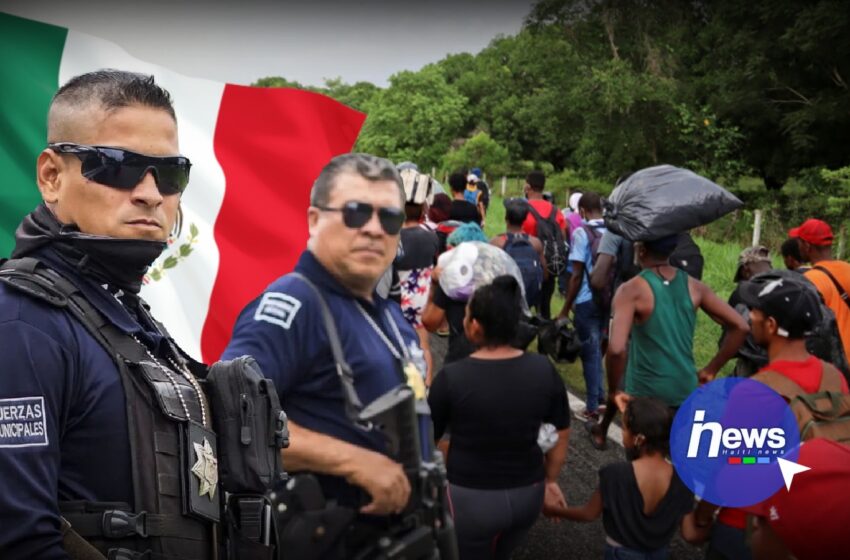  Plusieurs migrants haïtiens en direction des États-Unis arrêtés au Mexique