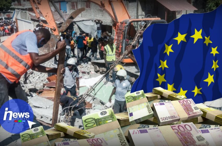  Séisme:l’Union Européenne mobilise 3 millions d’euros d’aide à Haïti