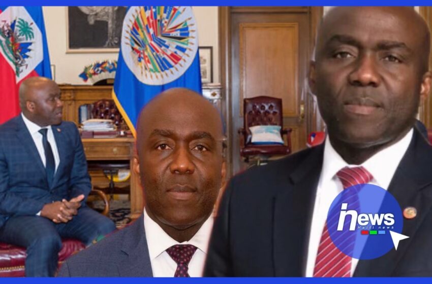  Léon Charles promu ambassadeur d’Haiti à l’OEA
