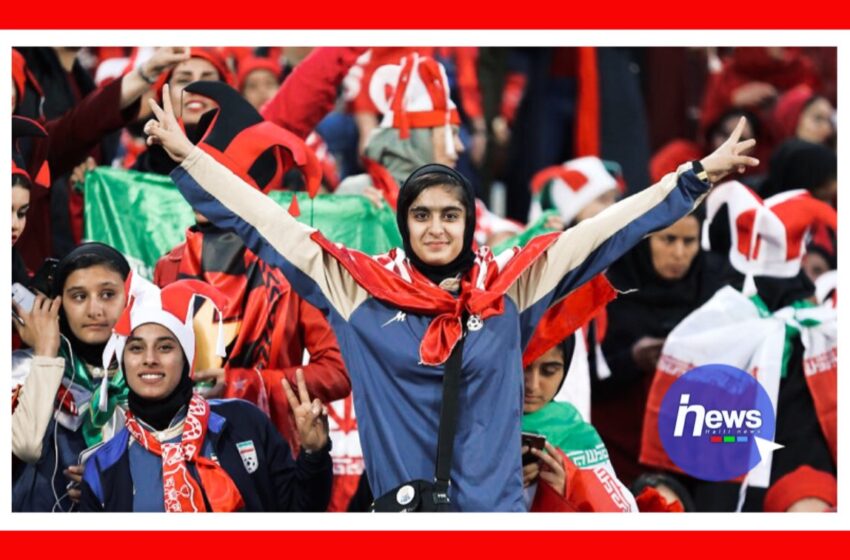  Iran Entèdi Medam yo Gade Match Foutbòl