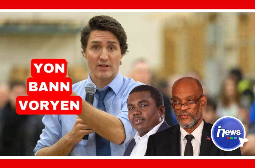  Justin Trudeau salanbe politisyen ayisyen yo