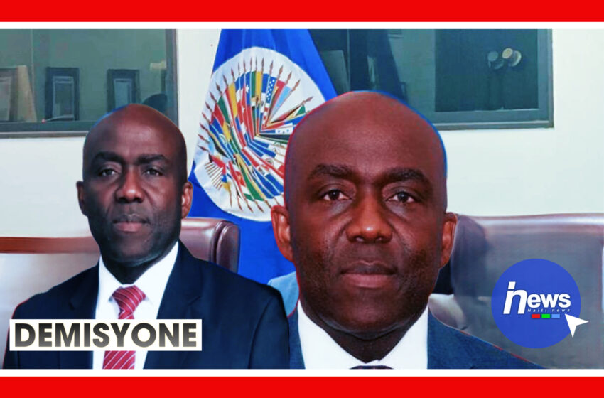  Léon Charles demisyone kòm anbasadè Ayiti nan OEA