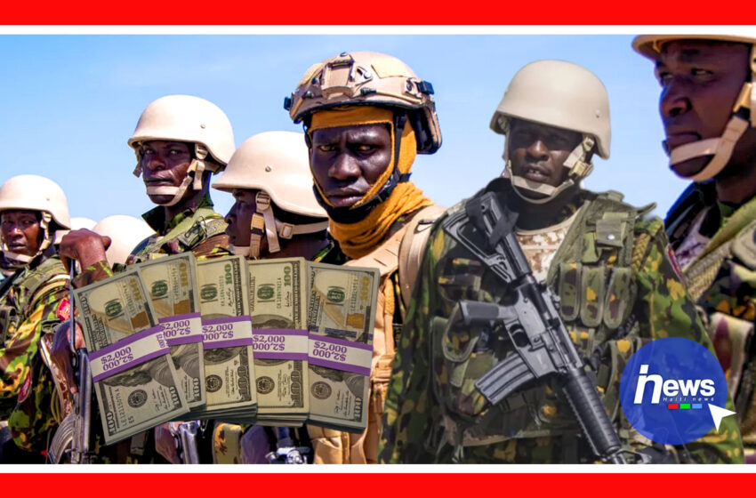  Chak ofisye kenyan pral touche ant 1100 pou rive 1500 dola ameriken