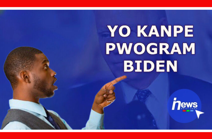  Pwogram Biden lan fè yon kanpe, piyay la fini