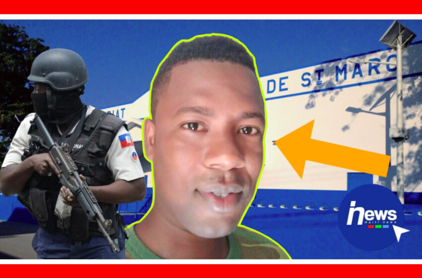  Yon enspektè polis nan Sen Mak anba kòd paske l nan gang
