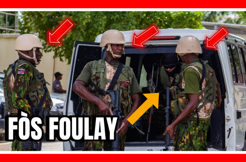  Polisye kenyan yo pa vle goumen ankò, se kò yo y ap kale