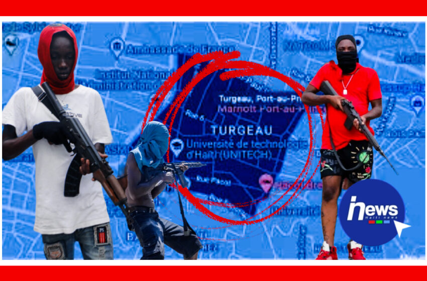  Bandi ak zam debake Turgeau sakaje zòn lan ak katouch