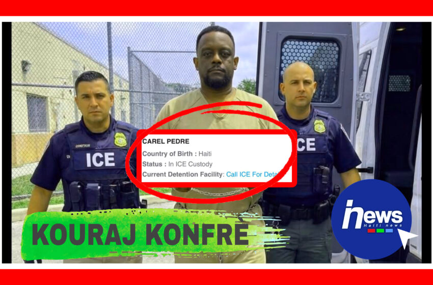  Carel Pedre nan men imigrasyon kounye a