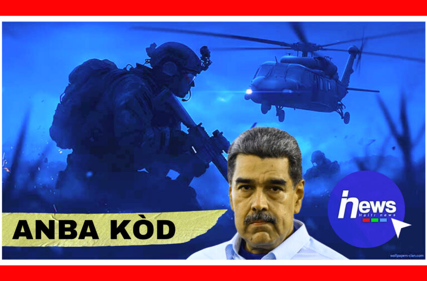  Se fòs espesyal Delta ak DEA ki antre Karakas epi leve Maduro ak madanm li