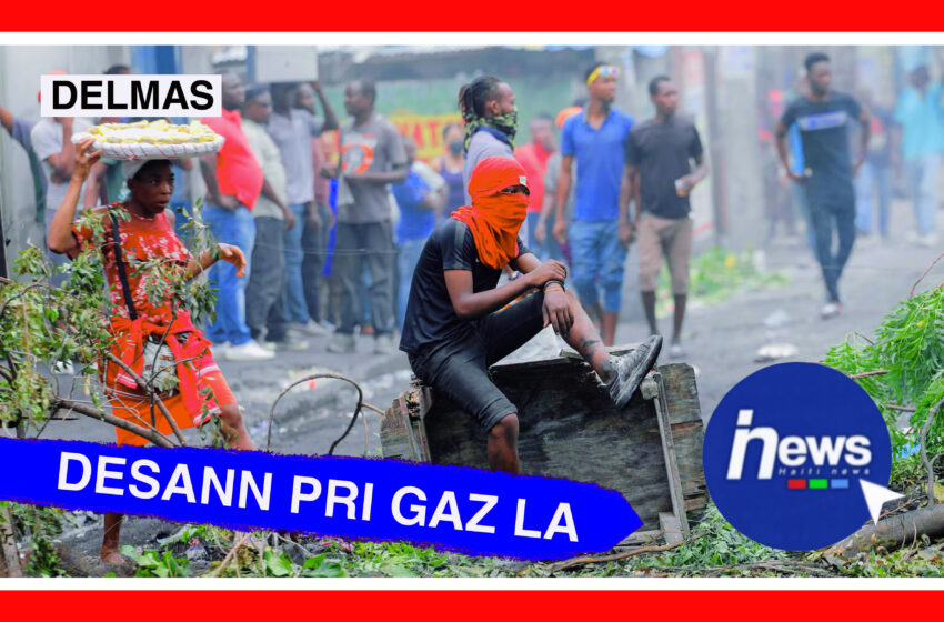  Mouvman pwotestasyon nan lari a akoz pri gaz la