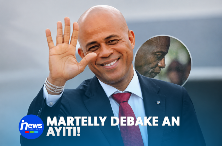  Michel Martelly retounen nan peyi d Ayiti