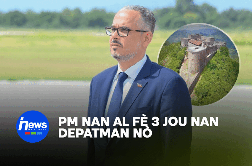  Alix Didier Fils-Aimé al fè 3 jou nan depatman Nò