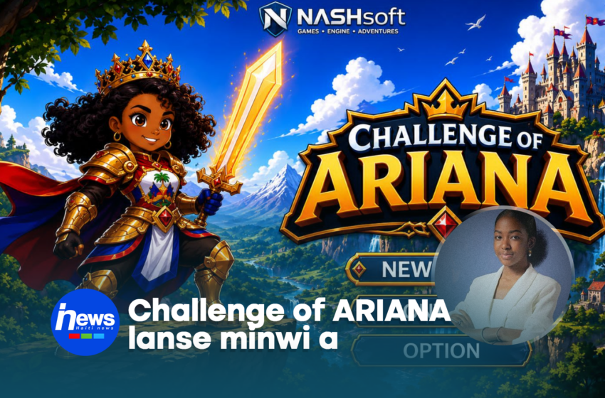  Challenge of ARIANA lanse ofisyèlman aswè a