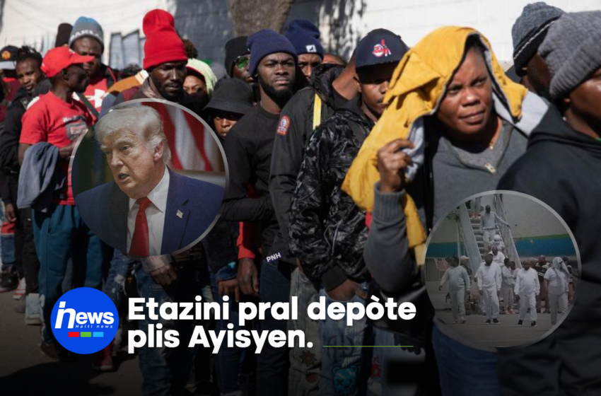  Etazini anonse 2 vòl depòtasyon pa semèn pou Ayiti