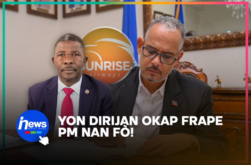  Sunrise Airways: yon dirijan Okap frape Alix Didier Fils-Aimé fò