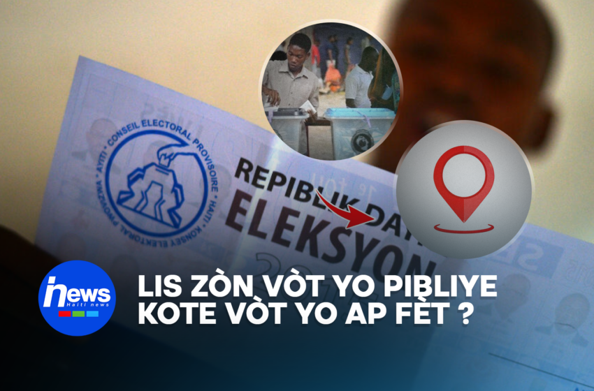  Kalandriye elektoral la pibliye, ki kote eleksyon yo ap fèt?