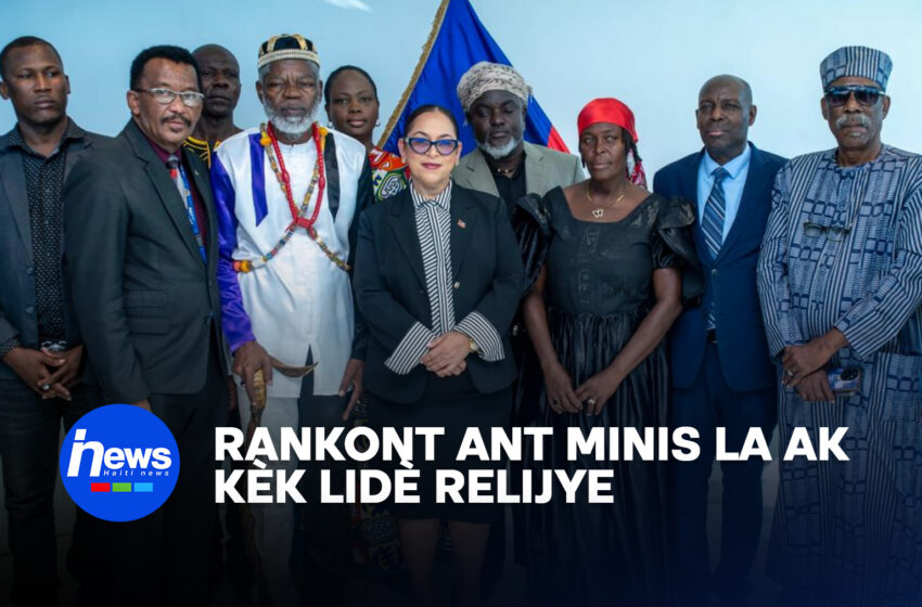  Eleksyon: Minis Zafè Etranjè a chita pale ak kèk lidè relijye
