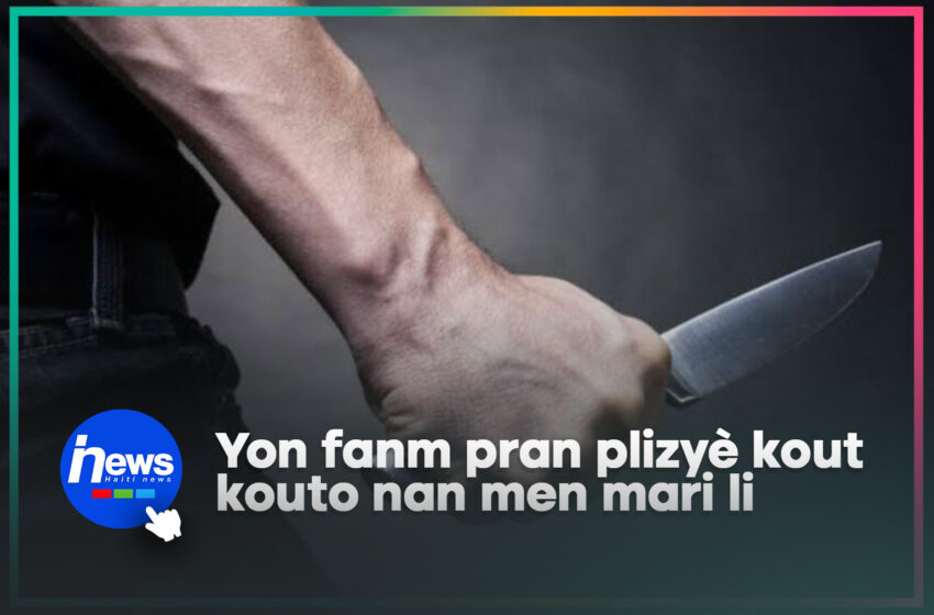  Yon Ayisyen blese madanm li plizyè fwa ak kout kouto