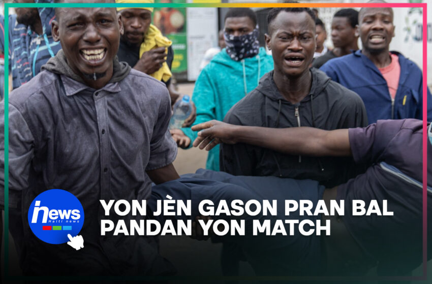  Yon jèn gason 19 lane mouri anba bal pandan yon match foutbòl