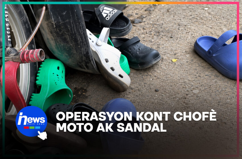  Lapolis sezi sandal plizyè chofè moto nan Dèlma