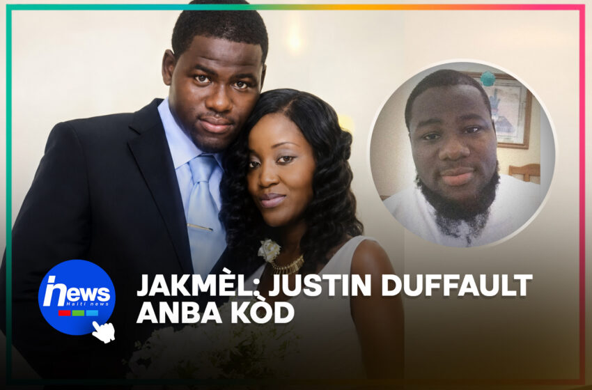  Jakmèl: Justin Duffault ki te touye madanm li semèn pase a anba kòd