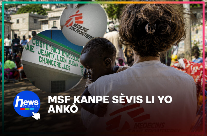  Medsen San Fwontyè oblije sispann sèvis li yo ankò nan Site Solèy