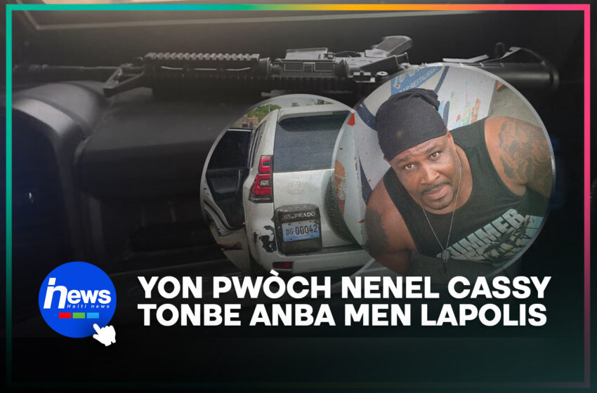 Lapolis poze lapat sou yon bra dwat Nenel Cassy