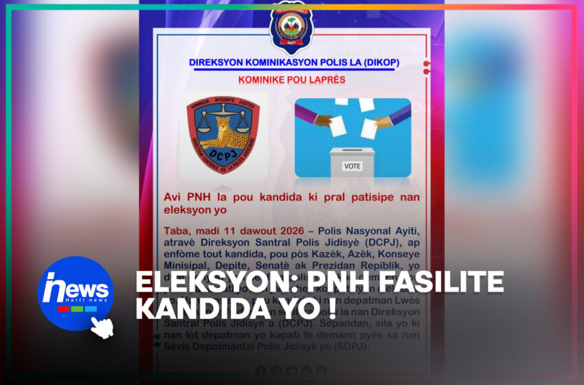  Lapolis ap fasilite kandida pou eleksyon yo jwenn sètifika polis