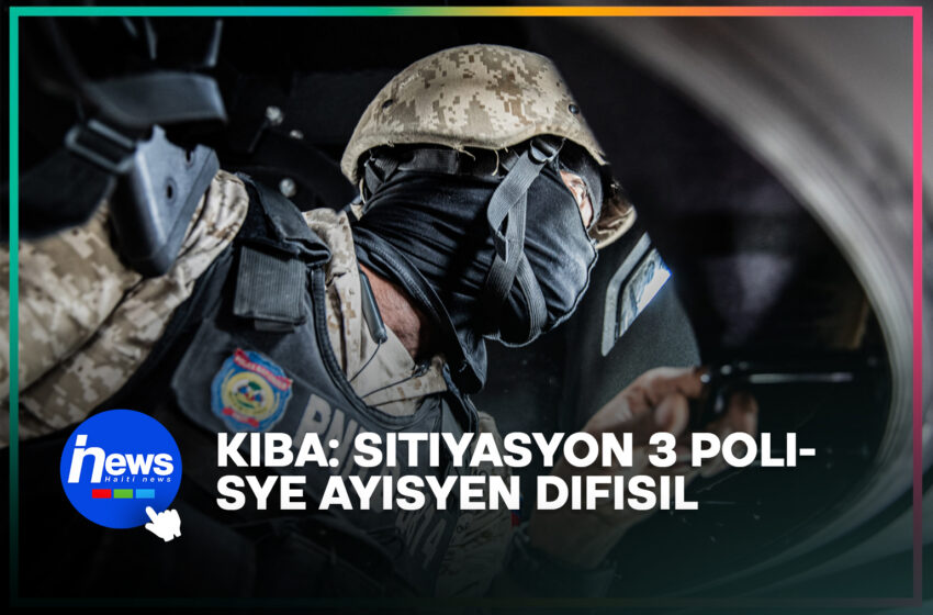  3 polisye k ap pran swen nan peyi Kiba nan gwo difikilte