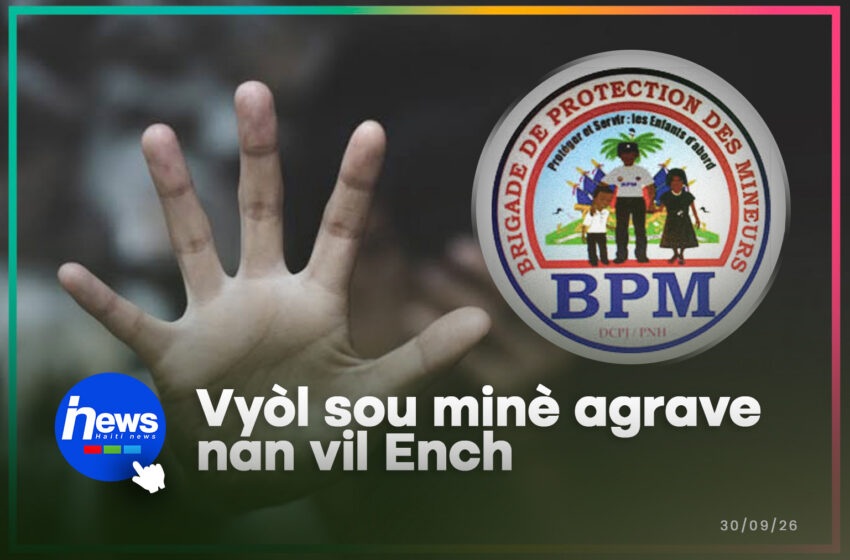  Vyolans seksyèl sou timoun ap vale tèren nan vil Ench
