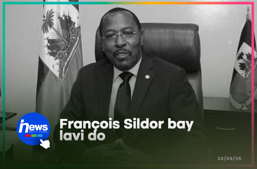  Ansyen senatè Pierre François Sildor kite sa