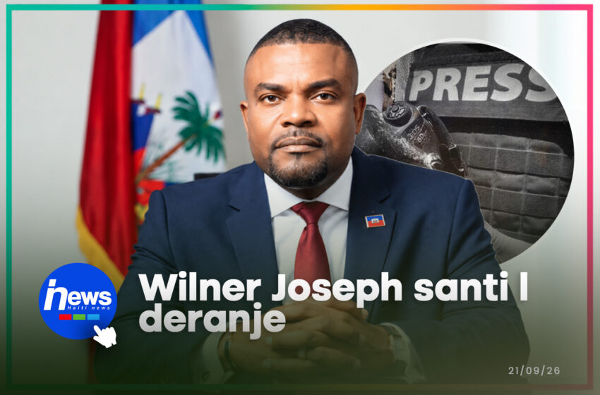  Wilner Joseph di jounalis k ap kritike l yo se gang a plim