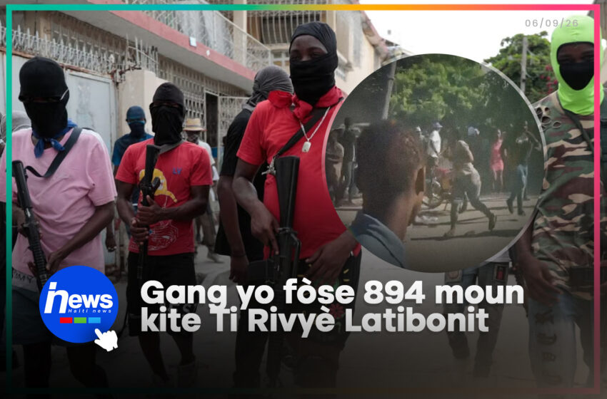  Gang koz 894 moun deplase nan Ti Rivyè Latibonit
