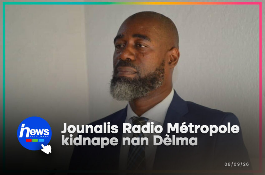  Kriminèl yo kidnape yon jounalis radyo Métropole