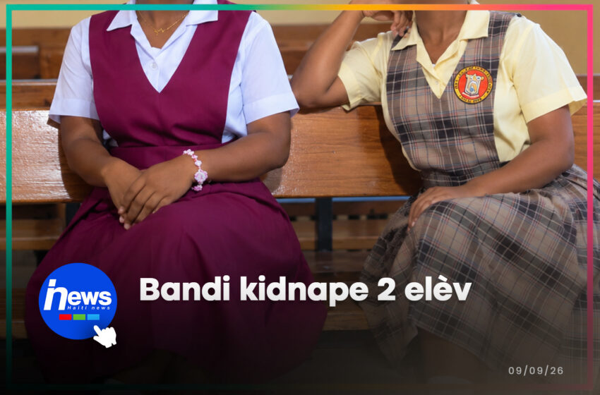  2 elèv kidnape nan Delmas 75