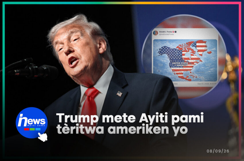  Trump di Ayiti se yon tèritwa ameriken li ye