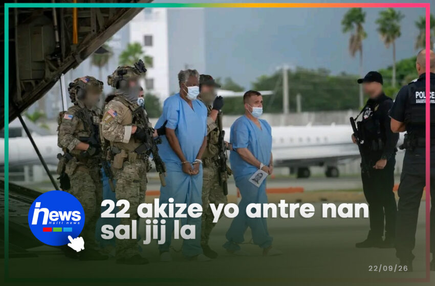  Dosye Jovenel Moïse : 22 akize parèt devan yon jij federal nan Miami