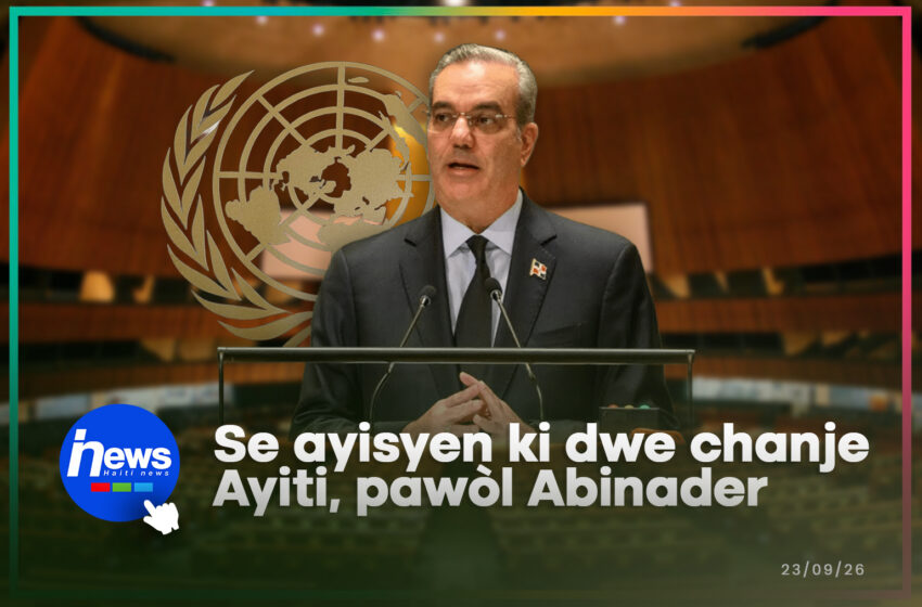  Solisyon Ayiti se Ayisyen, daprè Luis Abinader