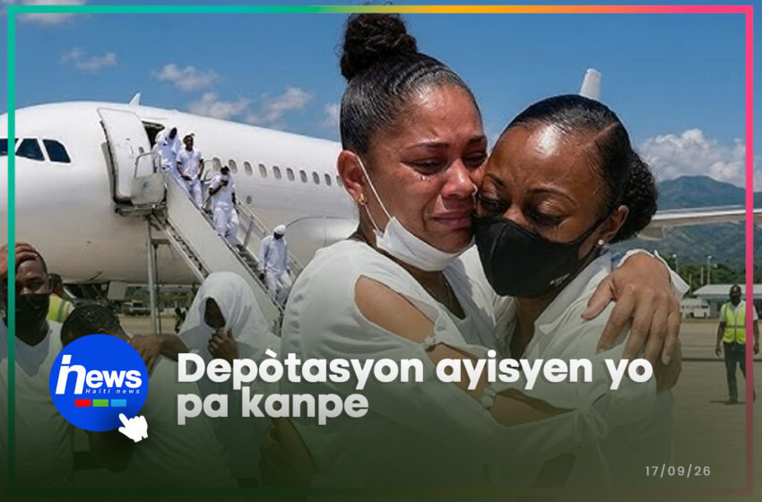  Anviwon 100 Ayisyen depòte soti Ozetazini