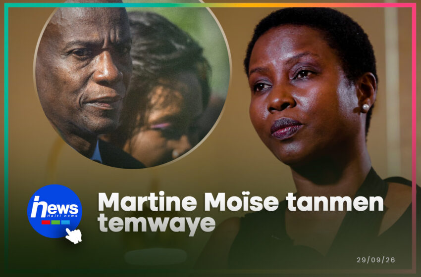  Martine Moïse temwaye nan pwosè asasina defen mari l