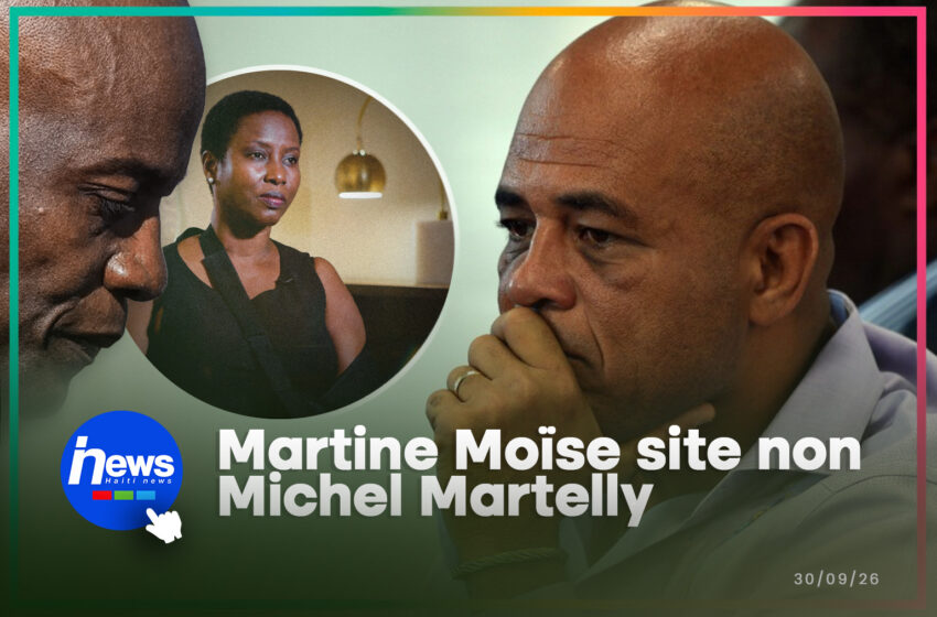  Martine Moïse di se Michel Martelly ki te bay moun pou veye kay prezidan an