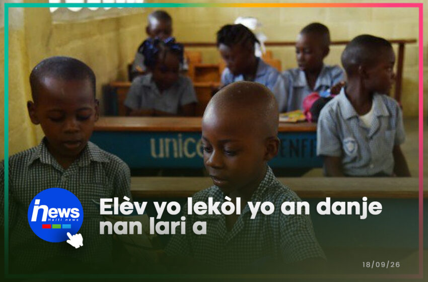  Omwen 5 elèv kidnape nan zòn metwopolitèn nan